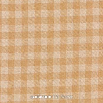 acufactum  - Baumwoll Webstoff - Karo Gelb